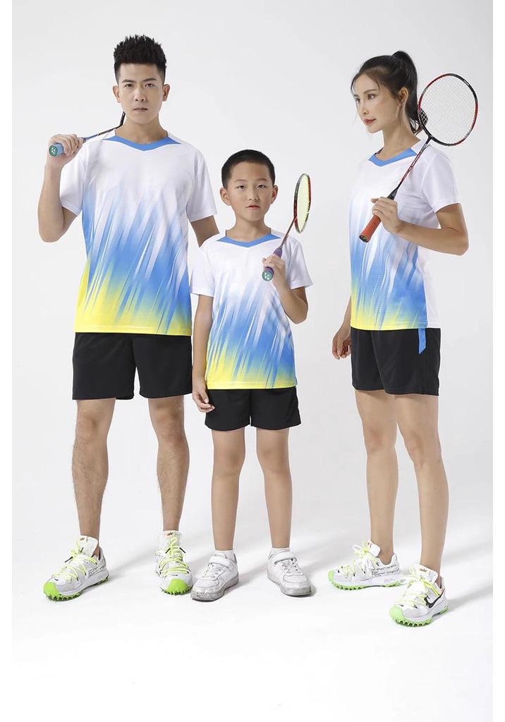 Men's and Women's Table Tennis, Tennis, Badminton, and Volleyball Sportswear Set