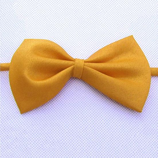 Pet Bow Tie Lovely Decorative Nylon Solid Color Adjustable Dog Cat Bowknot Necktie for Shopping