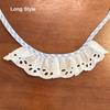 Mini Retro Lace Collar Apron for 10~15cm Cotton Doll for 17cm Dolls DIY Accessories