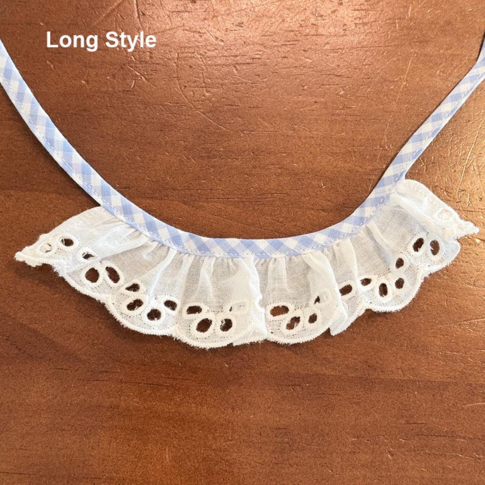 Mini Retro Lace Collar Apron for 10~15cm Cotton Doll for 17cm Dolls DIY Accessories