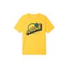 Air Jordan Logo Print Crew Neck Short Sleeve T-Shirt Men Tops Yellow CT2001-741