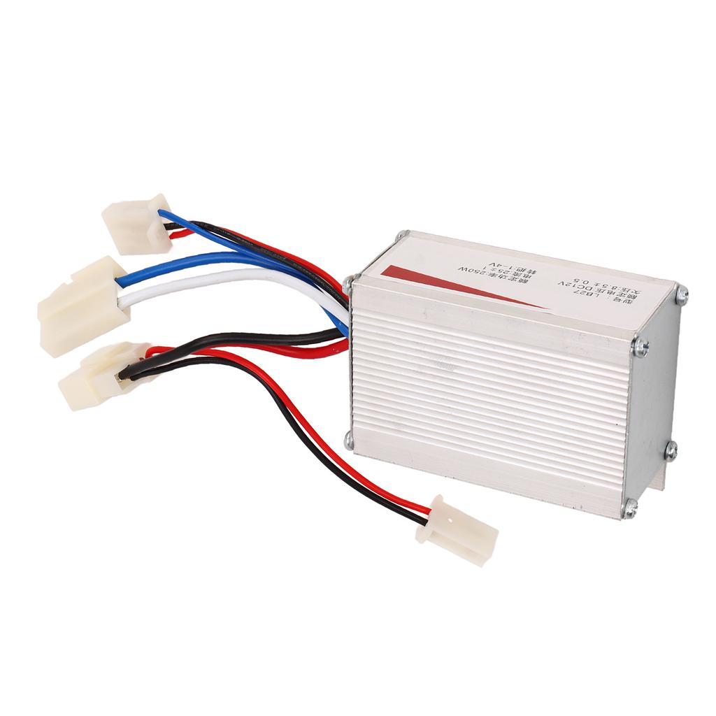 12V 250W Motor Speed Controller Brushed with 3 Wires Aluminium Shell Motor Speed Controller Box for