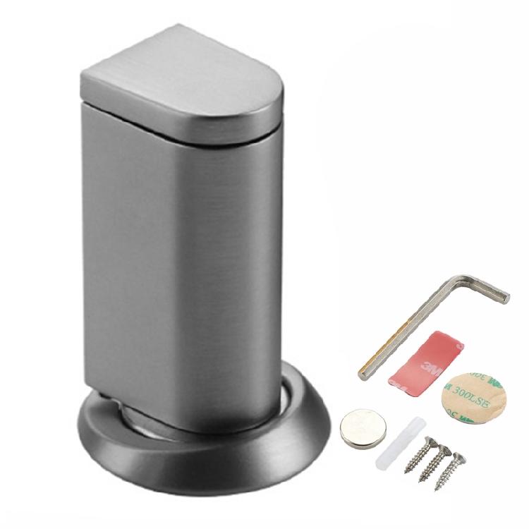 Floor Mounted Door Stop Anticollision Magnetic Door Stoppers Adjustable Bedroom Door Stop Wall Protector Door Accessories
