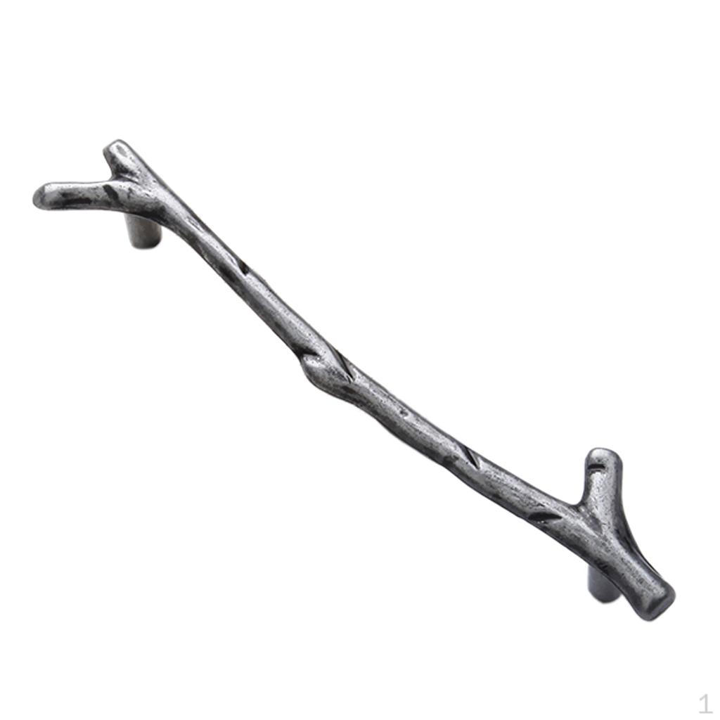 

Кухонная ручка, ручка для шкафа, ветка дерева для мебели - цвет железа, 160*24*20 мм