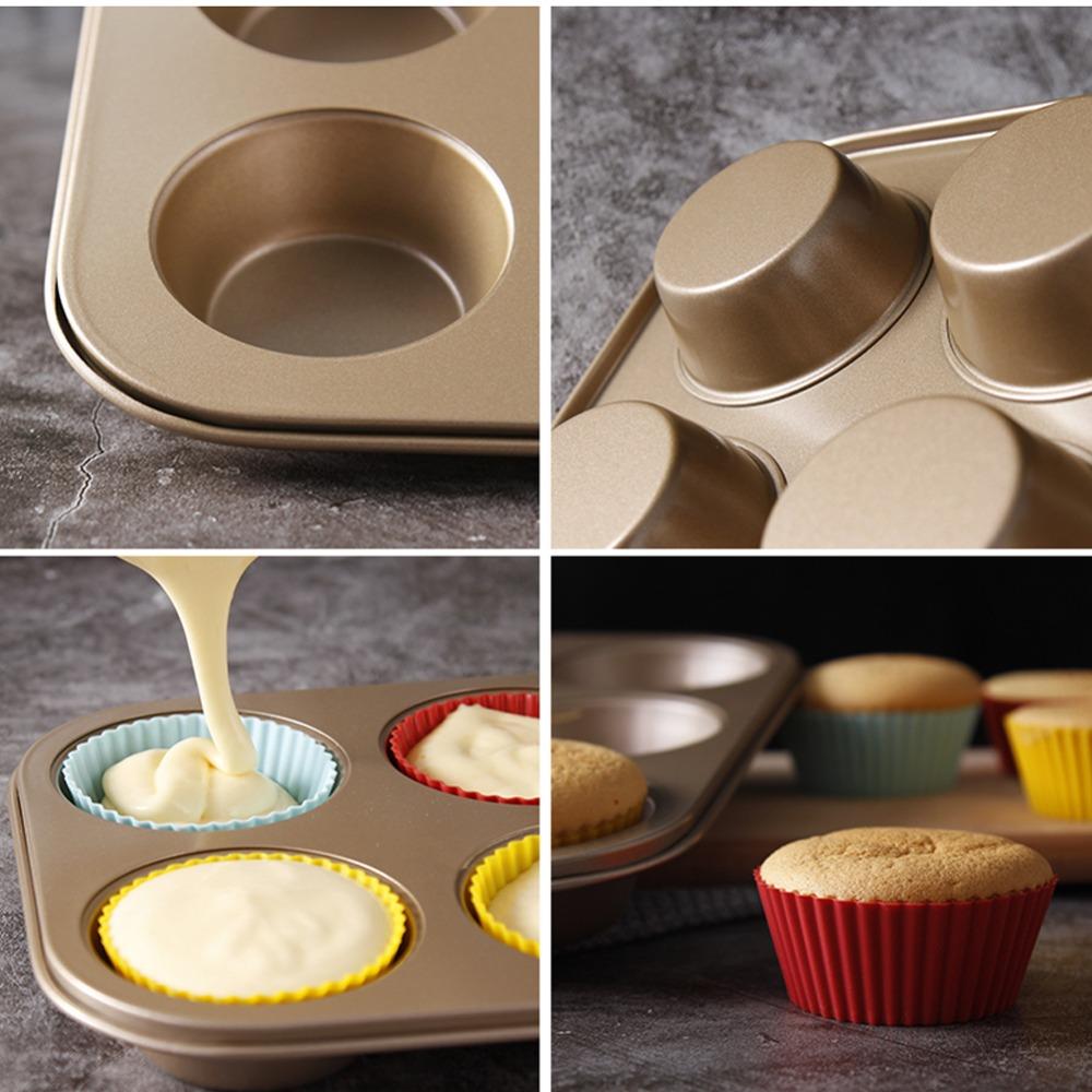 Carbon Steel Mini Muffin Pan Nonstick Coating Baking Pan Mini Bakeware Muffin Mold Cupcakes Making