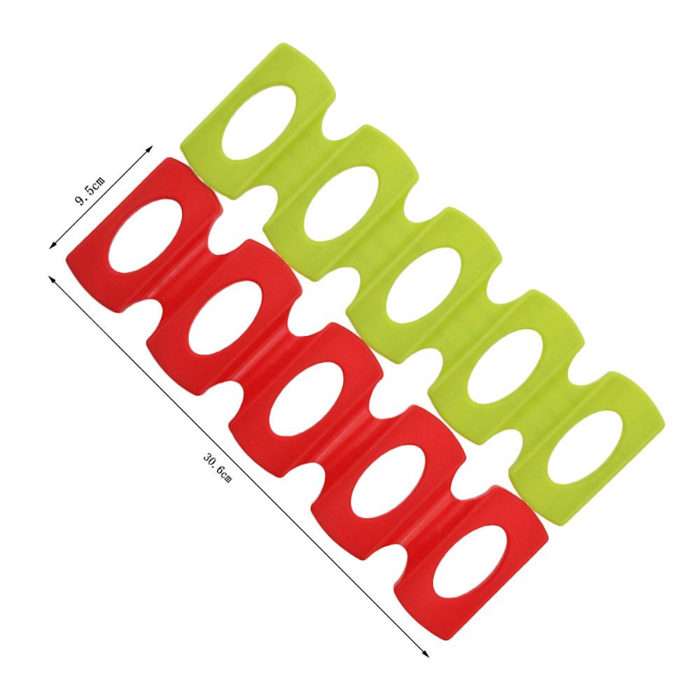 Silicone World Cans Beer Tank Fridge Silicone Pads Tile Cushion Foldable Wine Bottle Rack Space Saver Stacking Organizer Tools