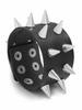 Halloween Punk Rock Skull Rivet Bracelet, Gothic Pu Leather Cuff Bracelet, 80S Wristband Bracelet, Adjustable For Men And Women