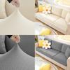 Jacquard Thick Sofa Covers Solid Color Sofa Cushion Case Elastic Funiture Protector Living Room Couch Covers Anti-dust Removable