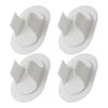 Fijador de Pared para Desagüe de Lavadora de 4 Piezas Para Manguera de 3-3.8 cm de Diámetro. Adecuado para la mayoría de las lavadoras.