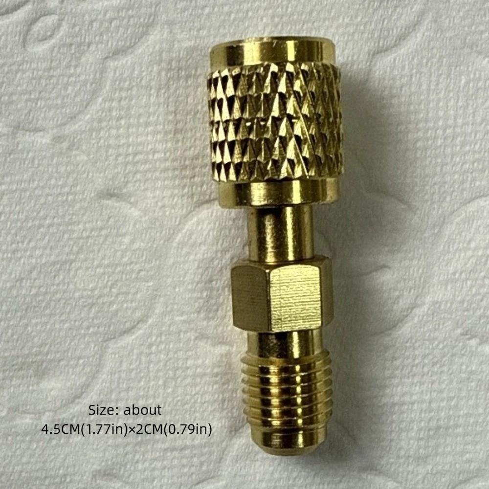 Quick Couplers R32 R454B Refrigerant Brass Adapter Mini Quick Coupler Adapter