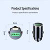 Hidden Turbo Alloy Car Charger QC3.0 PD 30W Universal Mini Charger