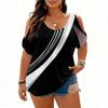 Women's Fashionable Short Sleeve Elegant Commuting And Casual Top