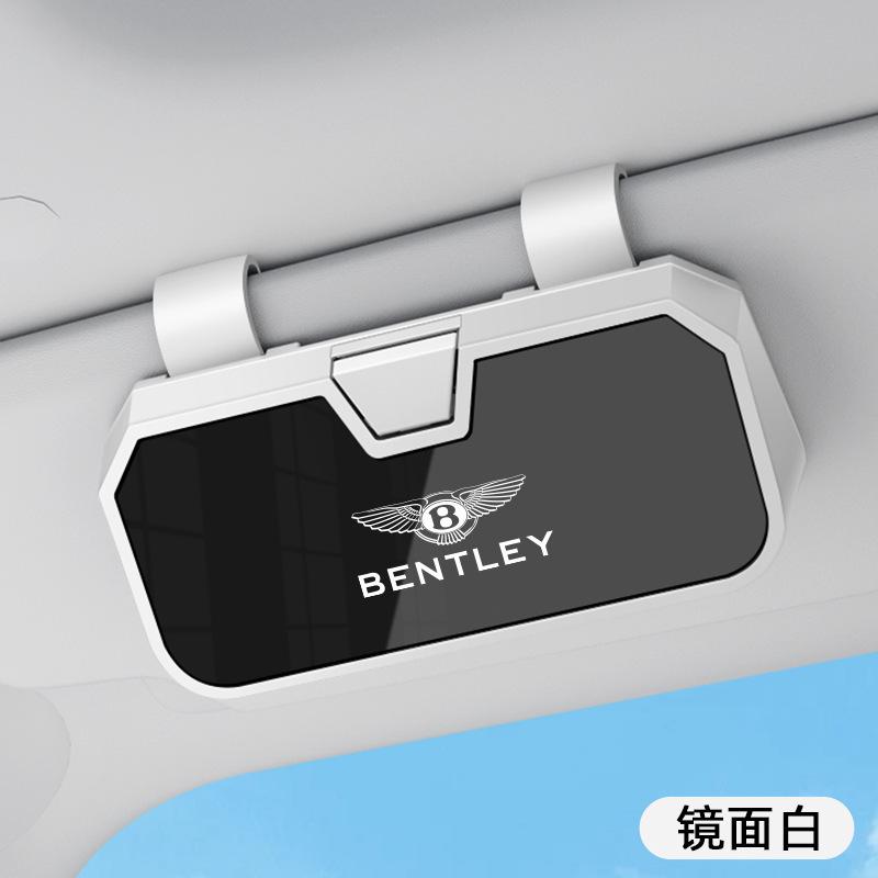

Multifunction Eyeglass Case Sun Visor Clip For New Bentley Flying Spur Continental GT Bentayga Mulsanne Car Sunglasses Holder білий
