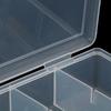 6 Grids Compartment Plastic Storage Box Practical Toolbox Transparent Pp Boxes Bead Jewelry Case Display Organizer Container