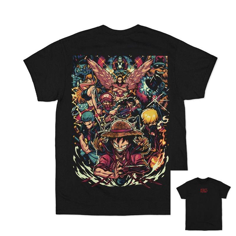 One Piece The Pirate King Shortsleeved Tshirt Related Accessories Luffy Zoro Sosuke Yamato Anime Dolls S