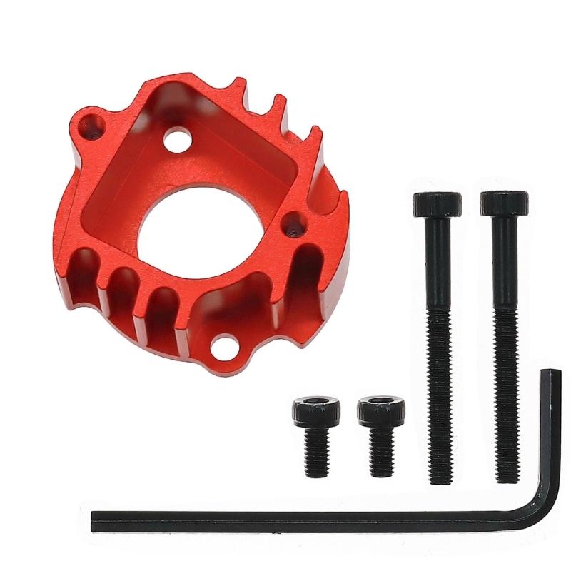 

CW01 Motor Conversion Mount Base High Strength Aluminum Easy Installation for Model Enthusiasts червоний