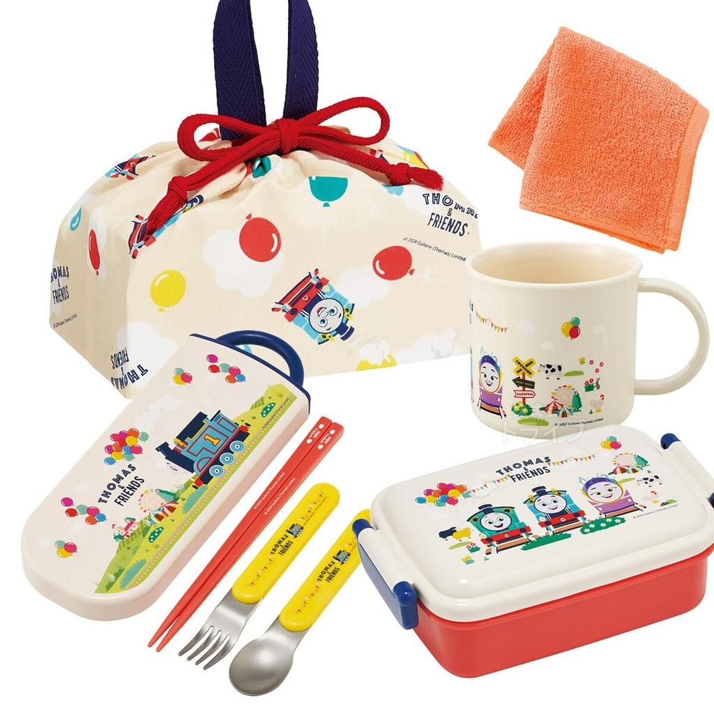 Skater Mini Towel Included Thomas Friends 4 Piece Set Antibacterial Square Bento Box 450ml Trio Cup Drawstring Set &