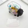 Cute Cartoon Stationery Cotton Swab Makeup Cotton Storage Box Holder   (White Sheep)