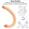 Double-end Realistic Dildo Soft Dildos Sex Toys for Woman Couples Penis Anal Butt Plug Female Masturbation
