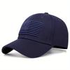 American Flag Embroidered Baseball Cap Men'S And Women'S Fashion Casual Cap Sun Protection Breathable Adult