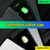 10 ks klobúčik automobilového ventilu Svietiaci samosvietiaci stabilný tlak vzduchu Prevencia úniku vzduchu Motocykel Auto vákuový kryt ventilu pneumatiky
