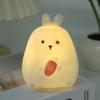 Kawaii Kanin Nattlampa Kreativa Lampor Dekoration Sovrum Säng Skrivbordslampa