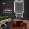 Automatische Reptielenvoerbak Automatische Afneembare Reptielenkom Schildpad Waterschaal Gecko Drinkdispenser voor Hagedis Kameleon Slang