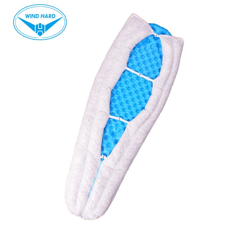 

AEGISMAX TINY FP800 Носимый портативный спальный мешок из 95% гусиного пуха, уличный тип для мумий 36℉~45℉Кемпинговый сон