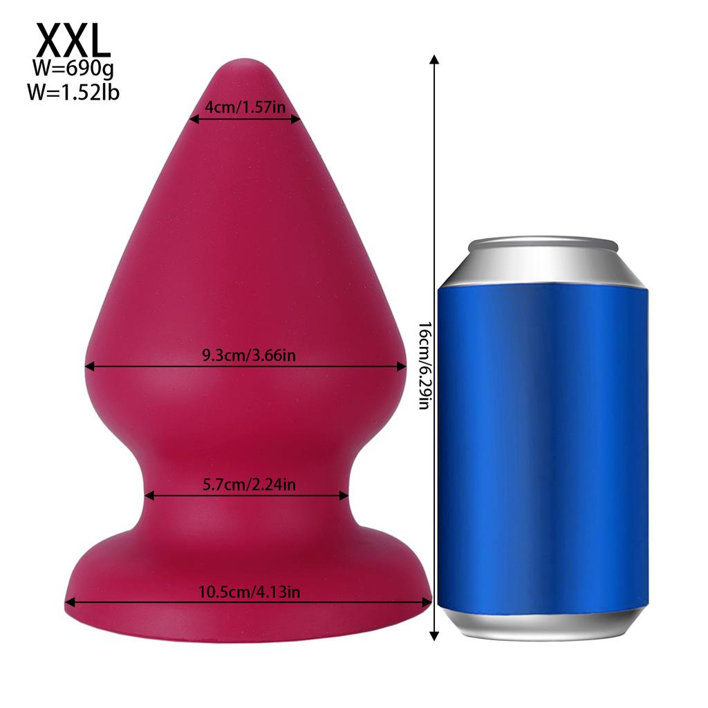 Liquid Silicone Oversized Anal Plug For Men And Women  SM Fist Anal Expansion Device Adult Sex Toy
