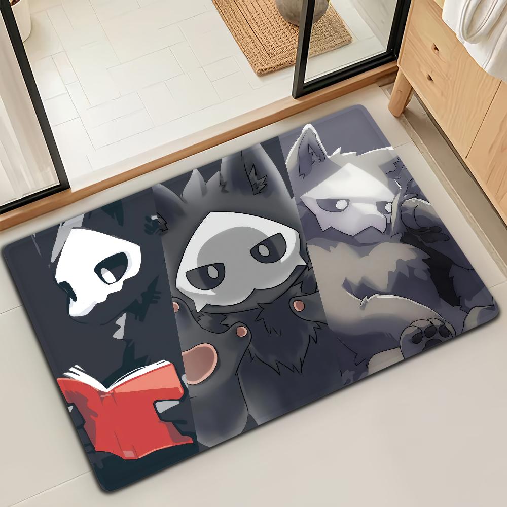 Game P-Puro C-Changed Cute Door Mat Bath Microfiber Decorative Versatile Flannel Floor Mat Quick Dry Absorbent Non-slip Sole