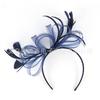 Popular Bridal Mesh Headgear Photo Bow Hair Accessories Jockey Club Feather Hairpin Head Flower