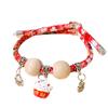 Pet Insect-proof Collar, Sandalwood Bead, Dog Collar, Money Cat Neck Collar, Alloy Head, Adjustable Bell