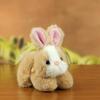 Cute White Rabbit Plush Keychain Pendant - Small Gift