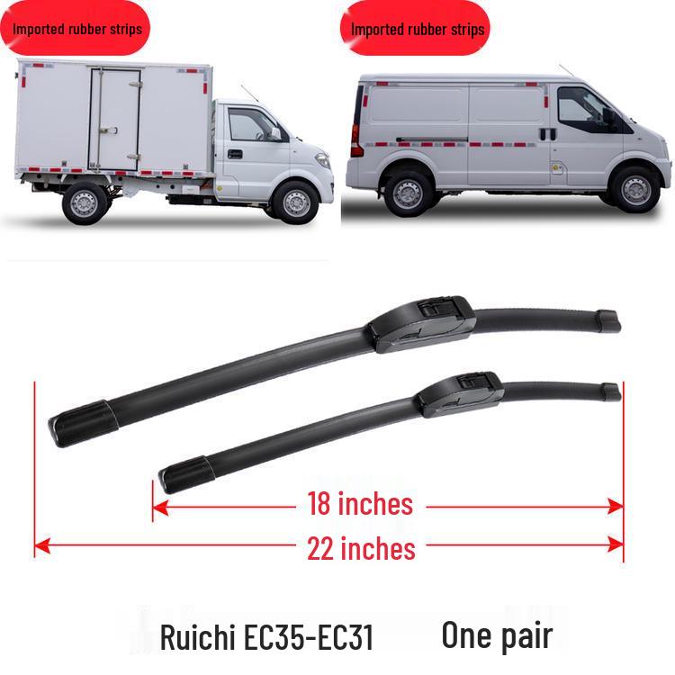 Compatible with Ruichi EC35 and EC31 Universal Wiper Blade Rubber Strip
