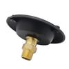 Black Flange RV City Water Fill Inlet Female To Male For Camper Motorhome Trailer Easy-to-grip Knob