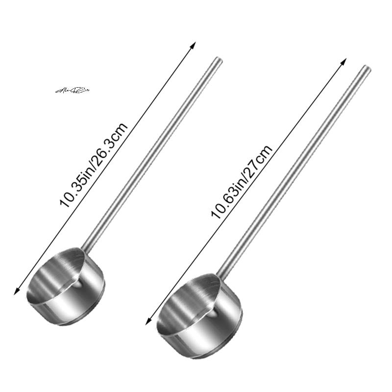304 Stainless Steel Multifunctional Sauce Spoons with Long Handle Durable Cooking Scoop for Kitchen Baking Seasoning Oil Spoon