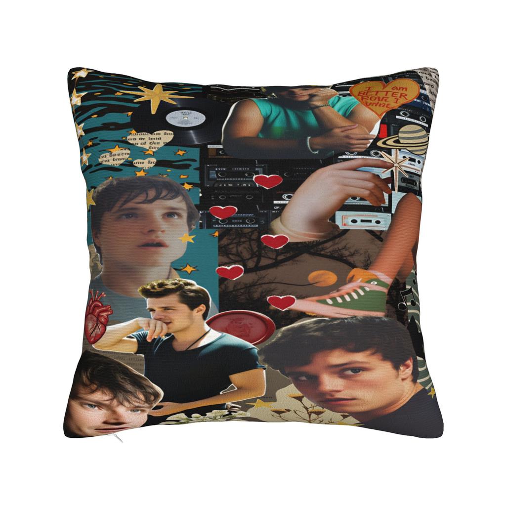 Josh Hutcherson Pillow Case  Square Pillow Cover For Living Room Sofa Fashion Cushion Cover
