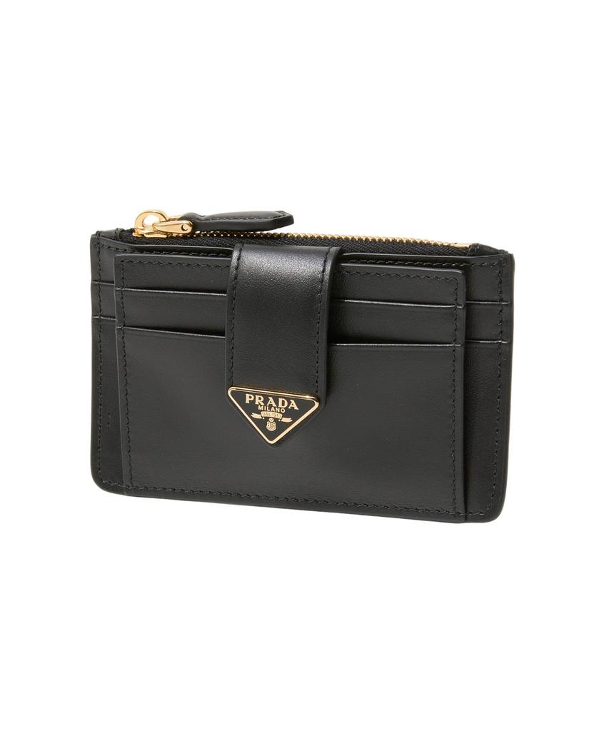 Prada SAFFIANO Card Case, Women's, 1MC038, 2CNP, NERO [Parallel Import]