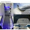 2400x450mm EVA Foam Floor Mat for Marine Boat Yacht RV Self Adhesive Foam Teak Deck Sheet Boat Synthetic Foam Floor Mat Carpet