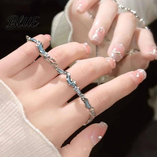 Elegant Rhinestone Bracelet Pink Zircon Sakura Bow Flower Chain Bridesmaid