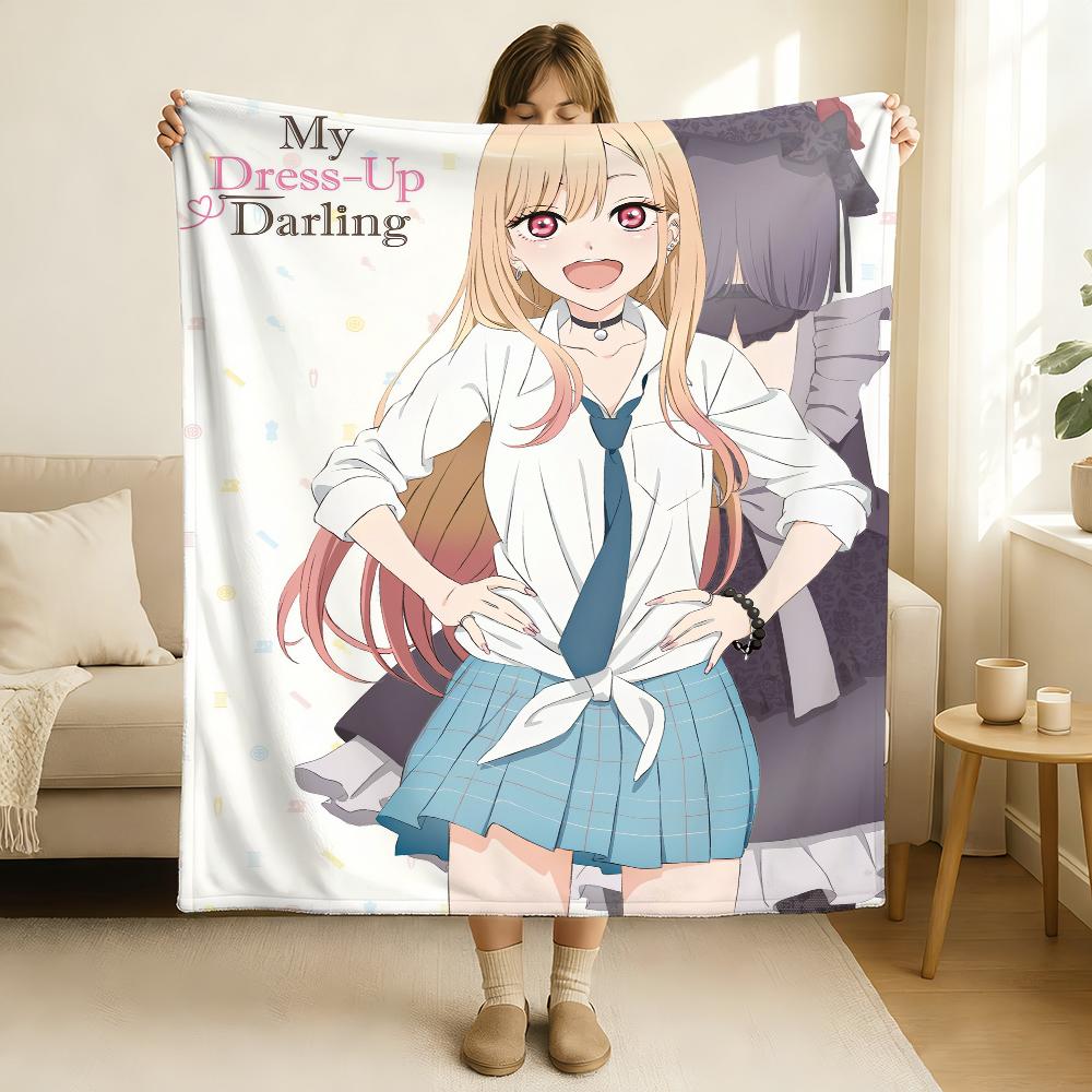 

Anime My Dress Up Darling Blanket Soft and Skin Friendly For Couch Bed Napping Bedspread All Seasons Comforter 75x90cm