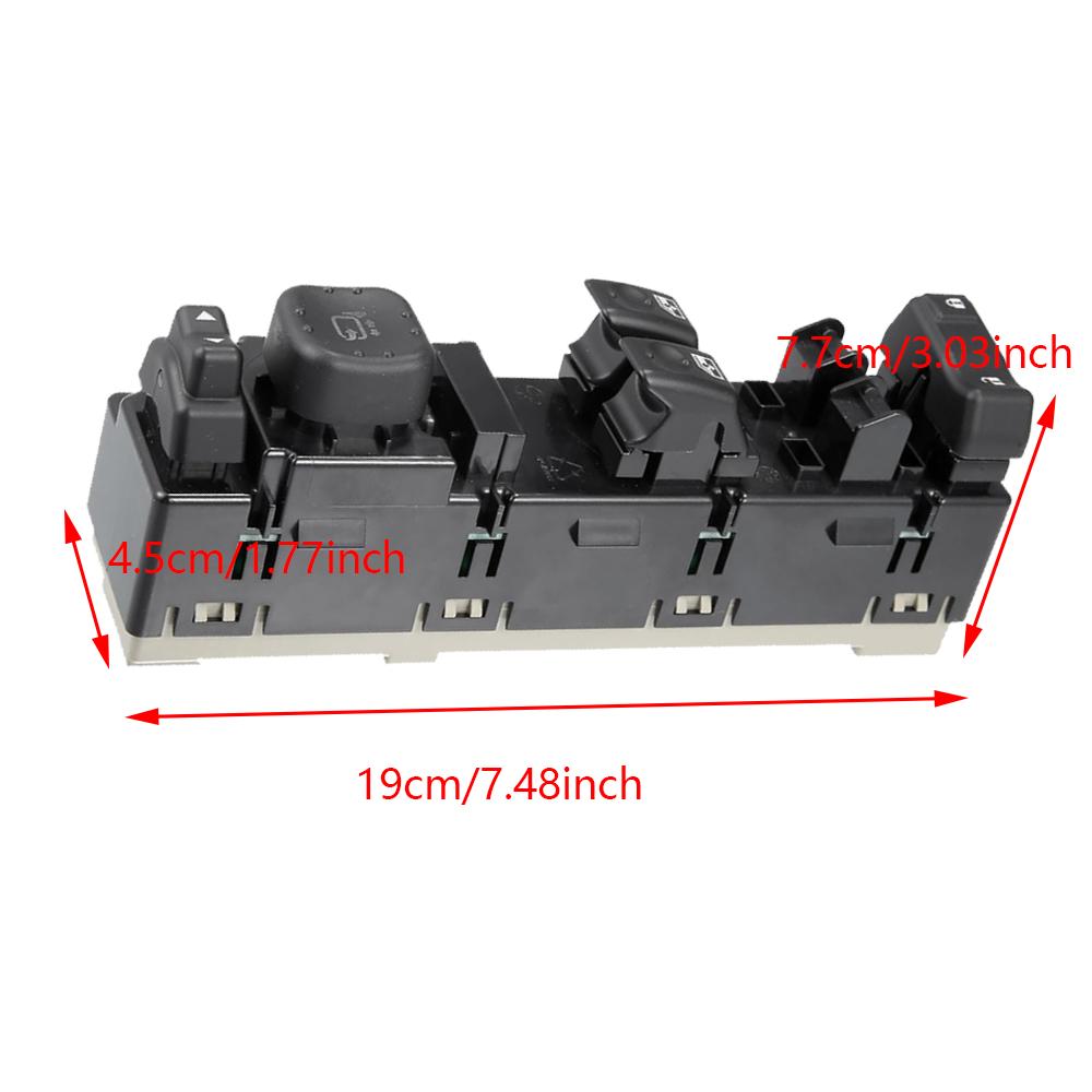 Front Left Car Window Switch 15883322 for 2003 2004 2005 2006 Chevy Silverado 3500 Car Accessories