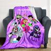 Teen Titans Go Team Adventure Cozy Personalized Blanket Personalized Text Soft Warm Cozy Suitable For Sofa Couch Office Bed Picnics Ideal For All
