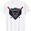 Dripping Baseball Catcher Mask Fan Street Style T Shirt