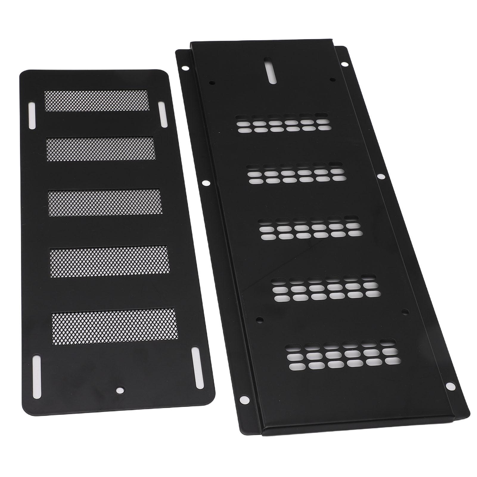 Couvercle de ventilation d'espace vide 16x6,5 pouces Métal Robuste Couvercle de ventilation pour camping-cars Remorques Yachts Garage