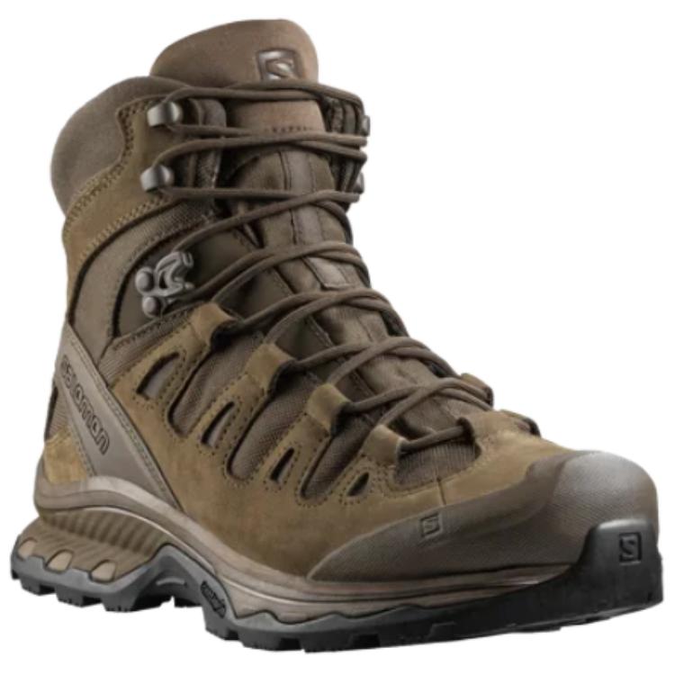 Salomon Quest 4D Forces 2 Durable Non-Slip Fashion Comfortable Mid-Calf Outdoor Boots Unisex Boots Brown L47220800