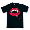 Fangs T-Shirt - Vampire Rocky Horror Twilight Buffy Goth Halloween -Sizes S-XXXL