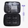 Xinowy V4c PRO Football Referee 4-Person Walkie-Talkie Set: In-Ear Left Ear, 3 Units + Bag