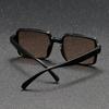 Retro Rectangular Fashion Sunglasses - Anti Glare, Durable PC Frame for Beach & Outdoor Activities, Classic Nostalgic Style, Travel
