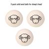 Silent Plush Wool Cat Ball - Interactive, Bite-Resistant Self-Amusement Toy for Cats